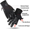 Women'S Men'S Winter Gloves, Cold Weather Warm Gloves,Running,Hiking,Fishing,Hunting,Finger Touch Screen Gloves