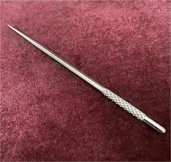 bonmall Dental Teeth Pick Stainless Steel Toothpick Set Reusable Tooth Stains Remover Dental Tool Teeth Cleaning Tools with Holder for Outdoor