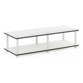 Furinno Just No Tools Wide TV Stand, White