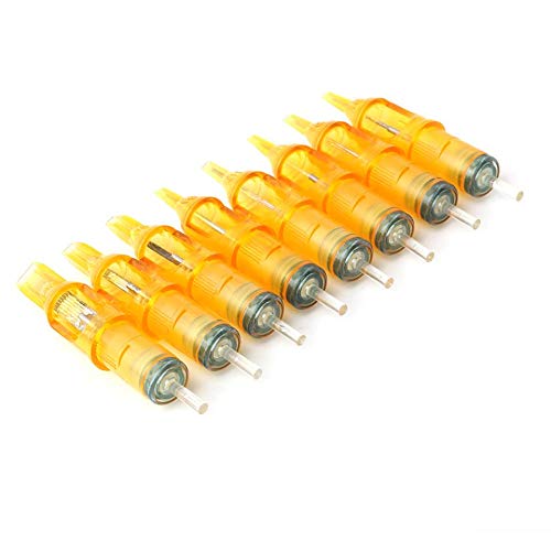 Pirate Face Tattoo (50) Mixed Assorted Disposable Tattoo Needle Cartridge 50Pcs 