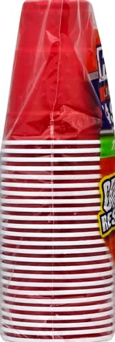 Hefty Party on Disposable Plastic Cups, Red, 18 Ounce, 50 Count (Pack of 3), 150 Total