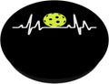 Heartbeat Pickleball Gift for Men Women Kids Teen Boys Girls Popsockets Standard Popgrip