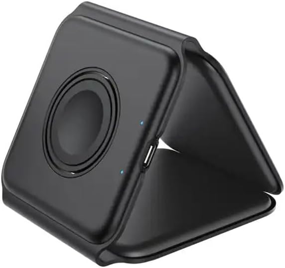 Charging Station is Compatible with Apple Multiple Devices - 3 in 1 Foldable Magnetic Wireless Charger Dock-Travel Charging Pad for iPhone 16 15