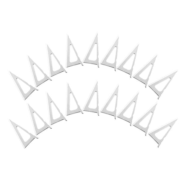 New Archery Products NAP Thunderhead Hunting Diamize Sharpened 18 Pieces Replacement Broadhead Blade Set