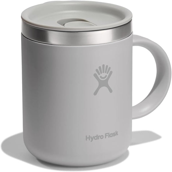 Hydro Flask Coffee Mug – Insulated Stainless Steel, Non Spill, Leak Resistant Travel Mug 12 Oz Birch Gray 12 Oz TONAL BIRCH