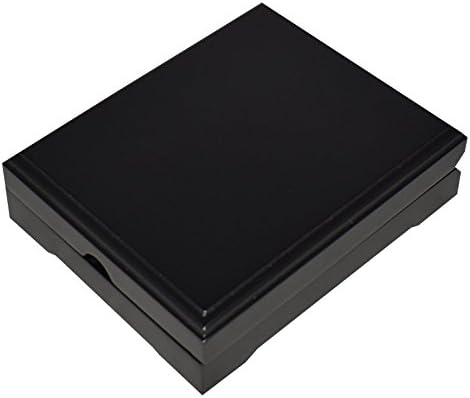 Guardhouse Wood Display Box for NGC/PCGS/Premier/Little Bear Elite Coins in Certified or Certified Style Holders/Slabs (Single Coin, Matte Black