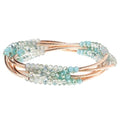 Scout Curated Wears - Women's Scout Wrap Bracelet & Necklace - Neptune/Rose Gold