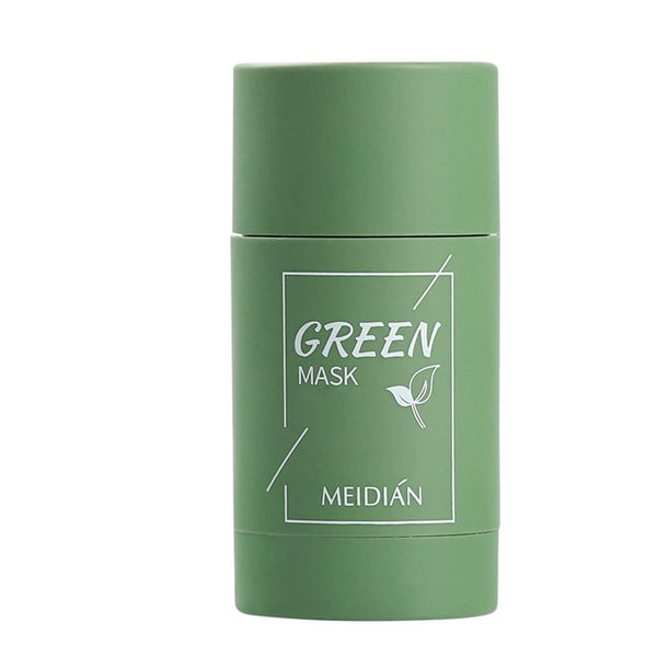 Grospe Green Tea Mask Stick Blackhead Remover Deep Pore Cleansing Clay Stick Mask Moisturizing Oil Control Shrink Pores Remove Anti-Acne Mask