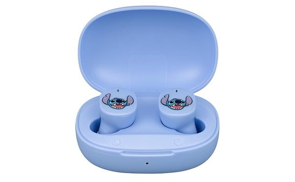 Disney Stitch Wireless Earbuds for Kids, Bluetooth Earbuds with Charging Case