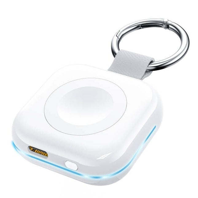 HUOTO Portable Watch Charger for Apple Watch Series 9,Portable Magnetic Iwatch Charger 1200Mah Power Bank Mini Purse Ite