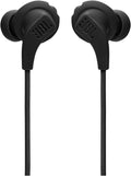 JBL Endurance Run 2 Wired - Waterproof Wired Sports In-Ear Headphones, Pure Bass Sound, Hands-Free Calls, Never Hurt. Never Fall Out. (Black)