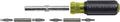 Klein Tools 32500 11-In-1 Screwdriver / Nut Driver Set, 8 Bits (Phillips, Slotted, Torx, Square), 3 Nut Driver Sizes, Cushion Grip Handle