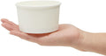 Juvale Ice Cream Cups - 8 oz, White, 100 Count - Disposable Paper Dessert & Sundae Cups & Ice Cream Bowls for Sundae Bar 100 Count (Pack of 1)