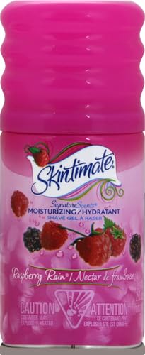 Skintimate Signature Scents Moisturizing Shave Gel for Women Raspberry Rain with Vitamin E and Olive Butter - 2.75 Ounce(Packaging May Vary)