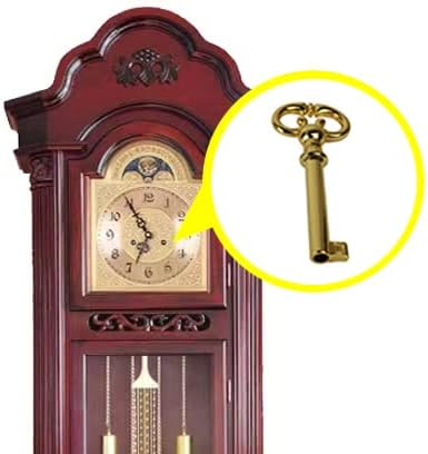 Grandfather Clock Door Key Works with Most Clocks Made Before 2004，for Ridgeway, Sligh, Emporer, Pearl, Seth Thomas, Trend