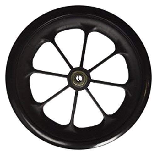 Wheel Replacement for Wheelchairs, 8 Inch by 1 Inch Black (2)