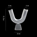 4Pcs Silicone Transparent Comfortable Custom Mouth Guard Grinding,Sleeping Gum Shield,Guard Teeth Whitening Tray for Sports Bruxism Bite