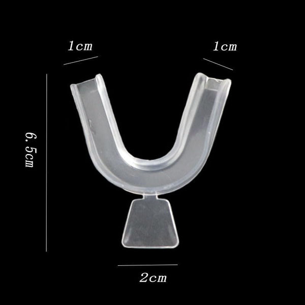 4Pcs Silicone Transparent Comfortable Custom Mouth Guard Grinding,Sleeping Gum Shield,Guard Teeth Whitening Tray for Sports Bruxism Bite