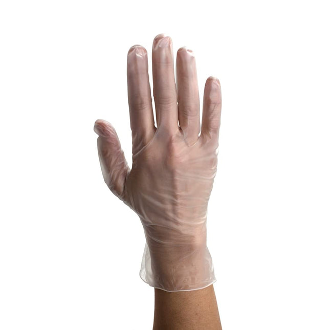 Personal Touch Disposable Vinyl Gloves Medium Size| Heavy Duty | Non Sterile | P