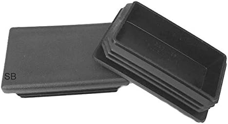1 1/2" X 2" Rectangle TUBING END Cap Plug - Quantity of 4