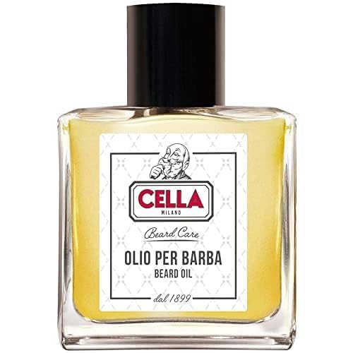 Cella Milano Beard Oil, 50 Ml., Made in Italy, Shines, Conditions and Tames Your
