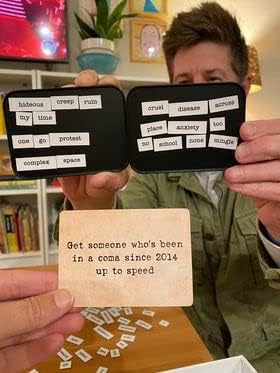 Ransom Notes - the Ridiculous Word Magnet Party Game, 3+ Players