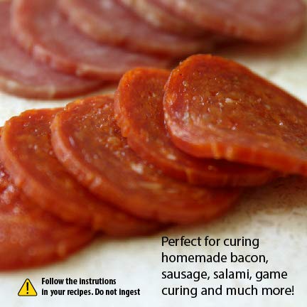 The Spice Lab Pink Curing Salt No. 1, Prague Powder 1, 1 lb Bag | 6.25% Sodium Nitrite Curing Salt for Meat, Game, Bacon Cure, Brining, Jerky,