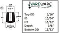 Trivet Rubber Feet Replacement 8 Pack for Metal Trivets, Slip-on Design | Protects Surfaces from Scratches, Pegs Fit Virginia Metalcrafters,