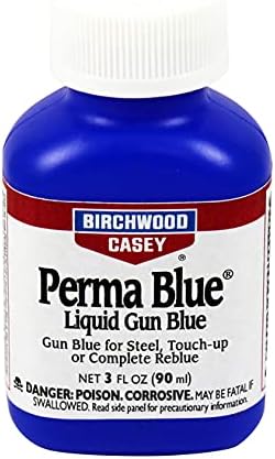 Birchwood Casey Perma Blue Liquid Gun Blue Finishing All-Inclusive Easy-to-Use Kit for Gun Cleaning, Maintenance and Preservation