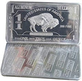 CMC 1 oz One Troy Ounce USA American Buffalo .999 Fine Aluminum, Nickel finish, Bullion Bar Al Element
