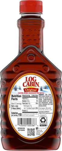 Log Cabin Original Pancake Syrup, 12 Fl oz 12 Fl Oz (Pack of 1)