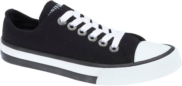 Harley-Davidson Footwear Womens Zia Lace Up Sneakers Shoes Casual - Black 7 Black