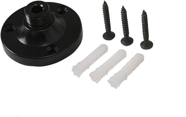 Gooseneck Table Microphone Mount - 5/8 Male, Black, 1Pack Microphone Stand Black