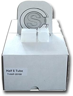 Half Dollar Tube - Each Tube Holds 20ea Walking Liberty, Franklin, and Kennedy Half Dollar Coins