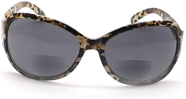 BillyJoe Bifocal Sunglasses Reading Glasses Women 2-Pair Cateye Vintage Jackie Oval Uv Protection Sun Reader Black/Tortoise 2.0 x