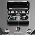 Wireless Earbuds, Earphones Bluetooth 5.3, Touch Control Noise Reduction Headphones for Work/Sport,Hifi Digital LED Display Charging Case, IP7