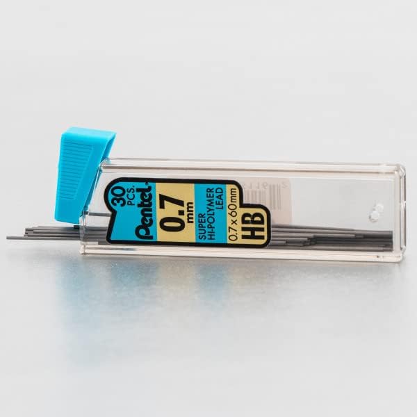 Pentel Super Hi-Polymer Mechanical Pencil Lead Refills | 0.5mm, 0.7mm, 0.9mm - 90 Lead refills (30 of Each Size)