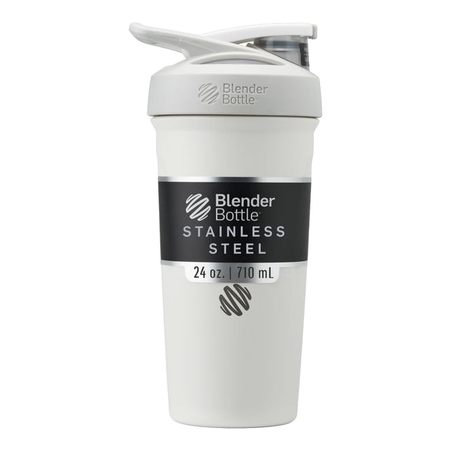 Blenderbottle Strada Shaker Cup Insulated Stainless Steel Water Bottle with Wire