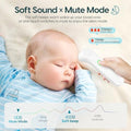 Thermometer for Adults and Kids, Fast Accurate Baby Thermometer, Fever Alarm & Mute Mode, Baby Essentials - Lifetime Support White