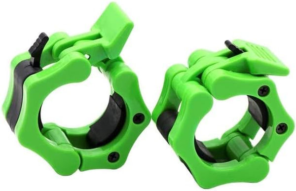 Barbell Clamps 2 inch, Heavy Duty Exercise Collars 2" Quick Release Pair of Locking Pro Olympic Weight Bar Plate Locks Collar Clips for Workout
