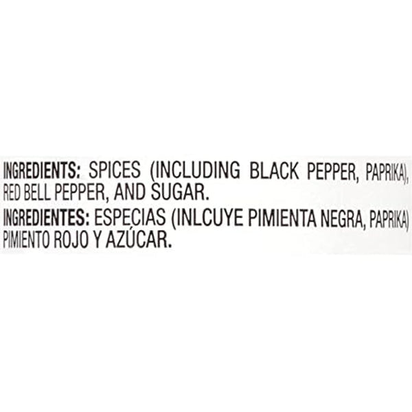 Lawry Seasoned Pepper Colorful Coarse Ground Blend, 2.25Oz Bottle, Great on Beef, Fish or Chicken.