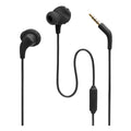 JBL Endurance Run 2 Wired - Waterproof Wired Sports In-Ear Headphones, Pure Bass Sound, Hands-Free Calls, Never Hurt. Never Fall Out. (Black)