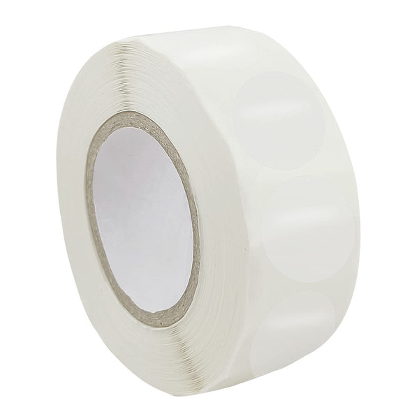 1000 Pcs Per Roll Clear Package Seals Stickers Envelope Seals for Mailing Round Circle Wafer Seal Labels Transparent Envelope Tab Sealer and