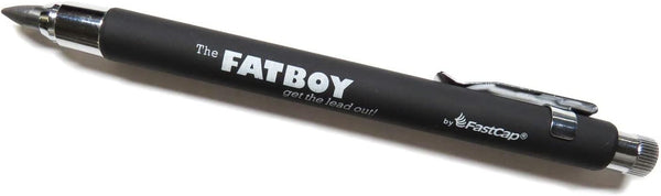 Fastcap Fatboy Mechanical Carpenter Pencil with Eraser & Clip - Perfect for Architecture Supplies and Construction Tools for Home Improvement -