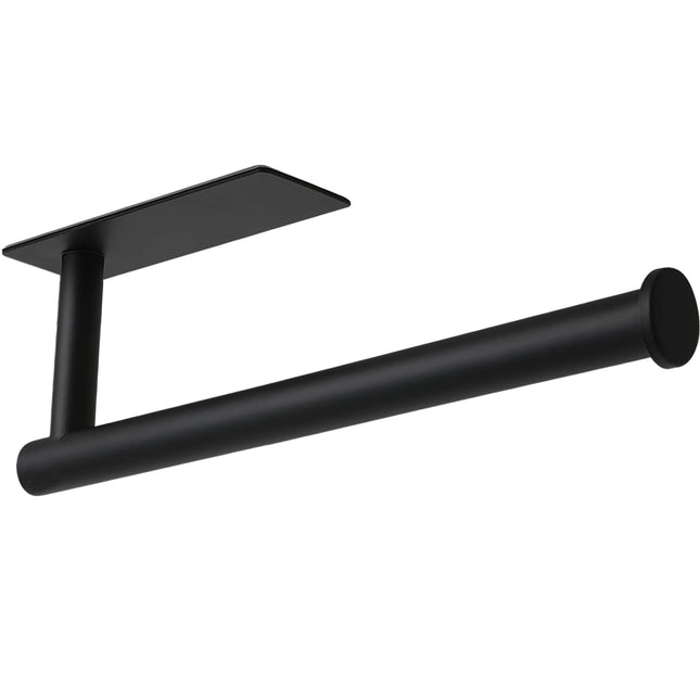Theaoo Paper Towel Holder - under Cabinet Paper Towel Holder for Kitchen, Adhesive Paper Towel Roll Rack for Bathroom To