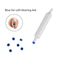 HF4 Pro Wax Guards Hearing Aids Wax Filters Earwax Traps (Red&BLue)