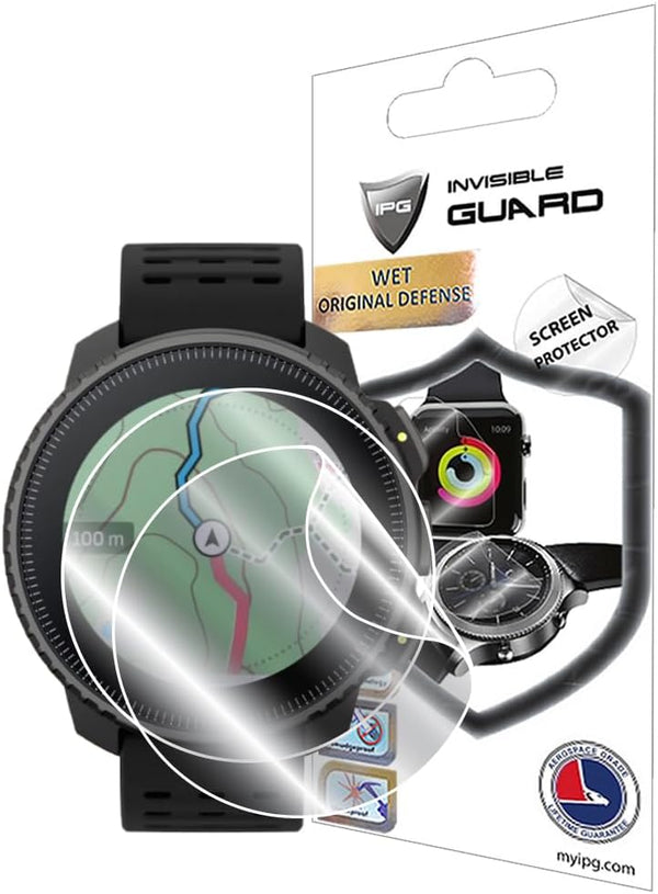 IPG for SUUNTO Vertical: Adventure GPS Watch Hydrogel Screen Protector (2 Units) Invisible HD Clear Film anti Scratch