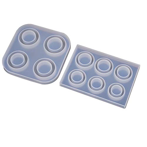 Finger ring Silicone Mold Resin Mould for jewelry making DIY tool epoxy resin molds for Resin ring (6size)