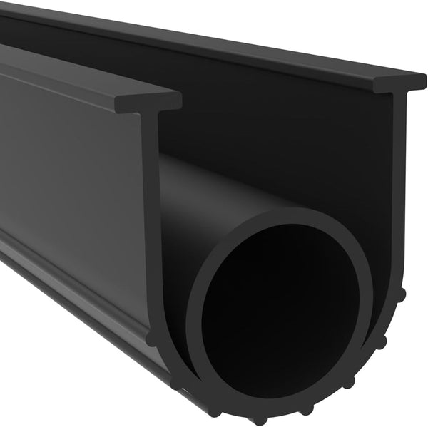 BOWSEN Garage Door Bottom Seals Weatherproof Weather Stripping Threshold Buffering Sealing High Performance EPDM Rubber Resistance Gasket Black