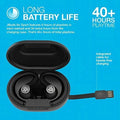 JLab JBuds Air Sport True Wireless Bluetooth Earbuds + Charging Case, Black, IP66 Sweat Resistance, Class 1 Bluetooth 5.0 Connection, 3 EQ Sound